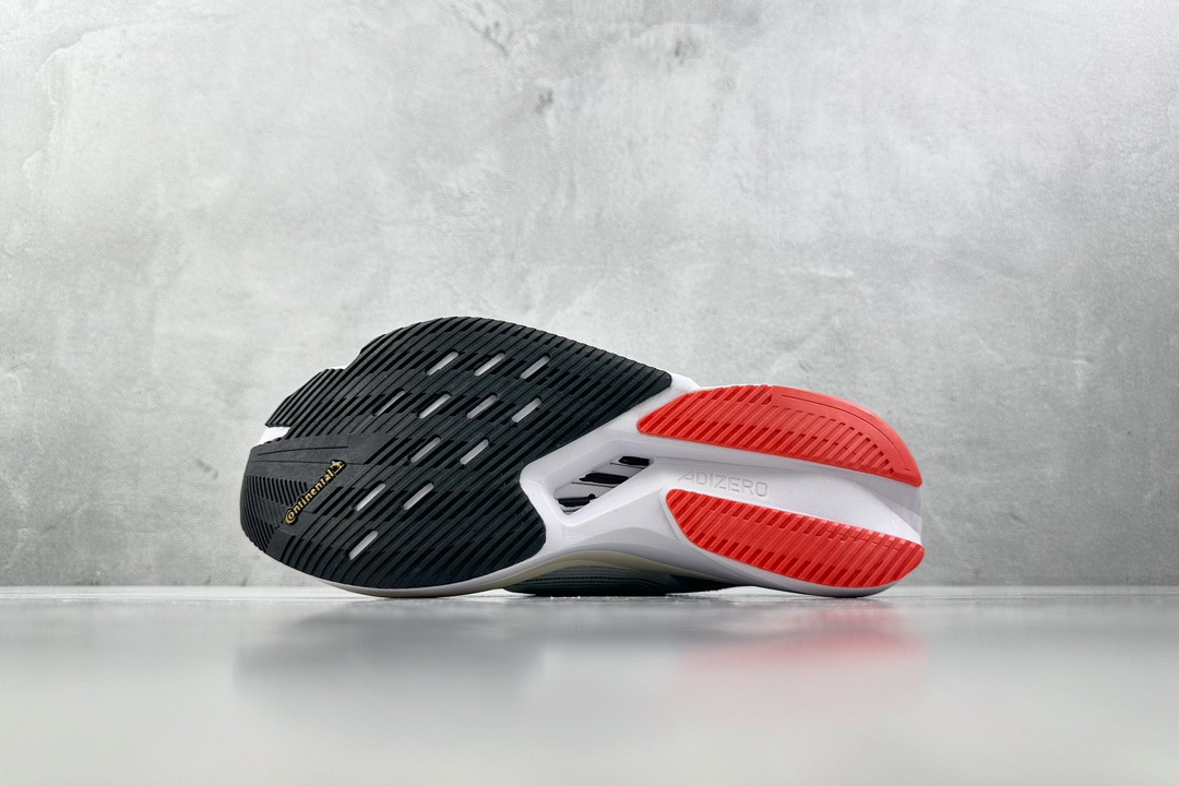 顶级纯原 专业跑鞋 adid Adizero Boston 12 白黑  ID4237