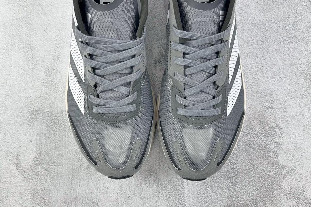 顶级纯原 专业跑鞋 adid Adizero Boston 11 灰白  GV7069