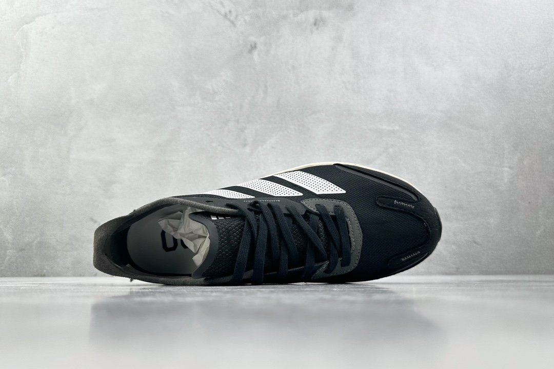 顶级纯原 专业跑鞋 adid Adizero Boston 11 黑白色  GX6651