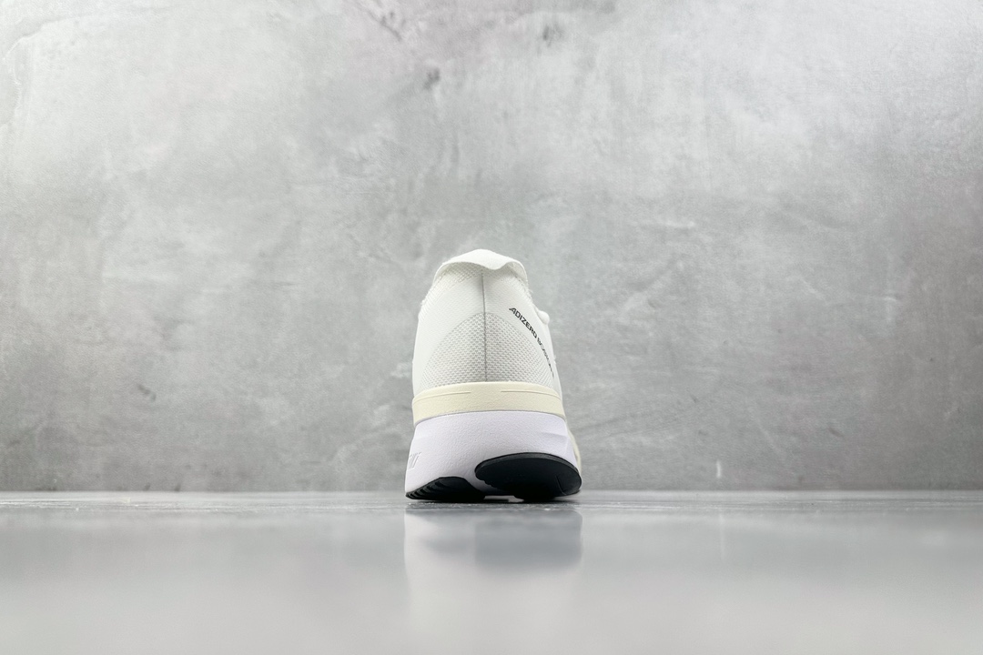 顶级纯原 专业跑鞋 adid Adizero Boston 11 白黑  GY2586