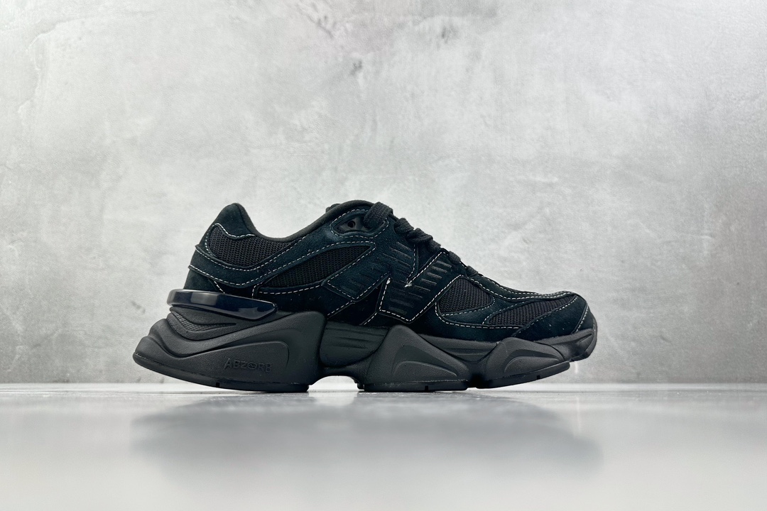 纯原标杆 品质无敌 New Balance NB 9060 ”Triple Black” 黑色 U9060BPM