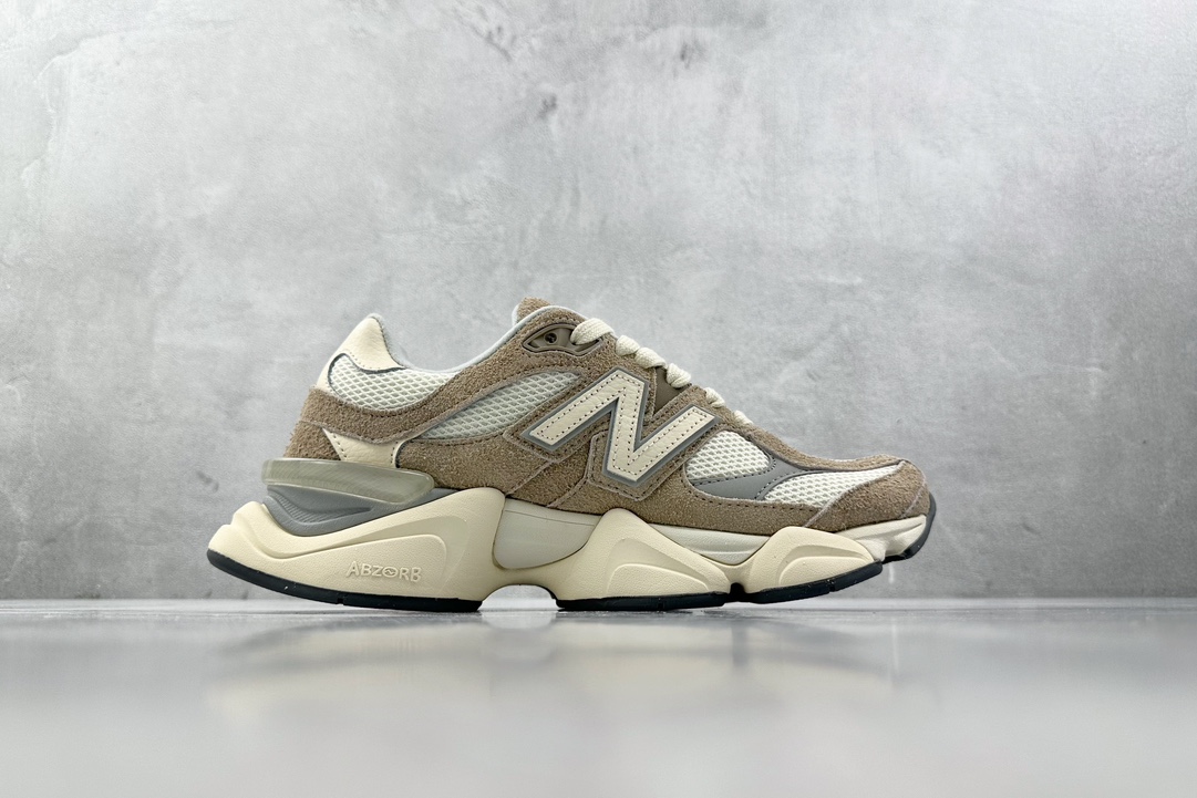 纯原标杆 品质无敌 New Balance NB 9060 Driftwood 卡其色 U9060HSB