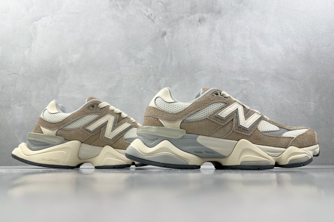 纯原标杆 品质无敌 New Balance NB 9060 Driftwood 卡其色 U9060HSB