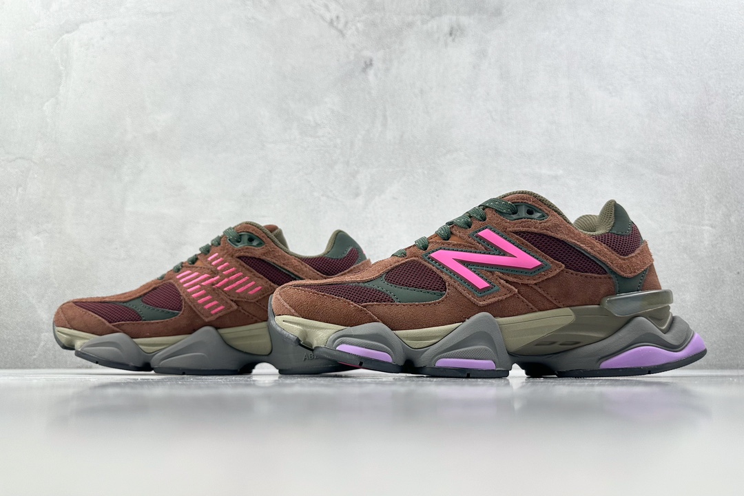 纯原标杆 品质无敌 New Balance NB 9060 ”Burgundy” 酒红色 U9060BUR