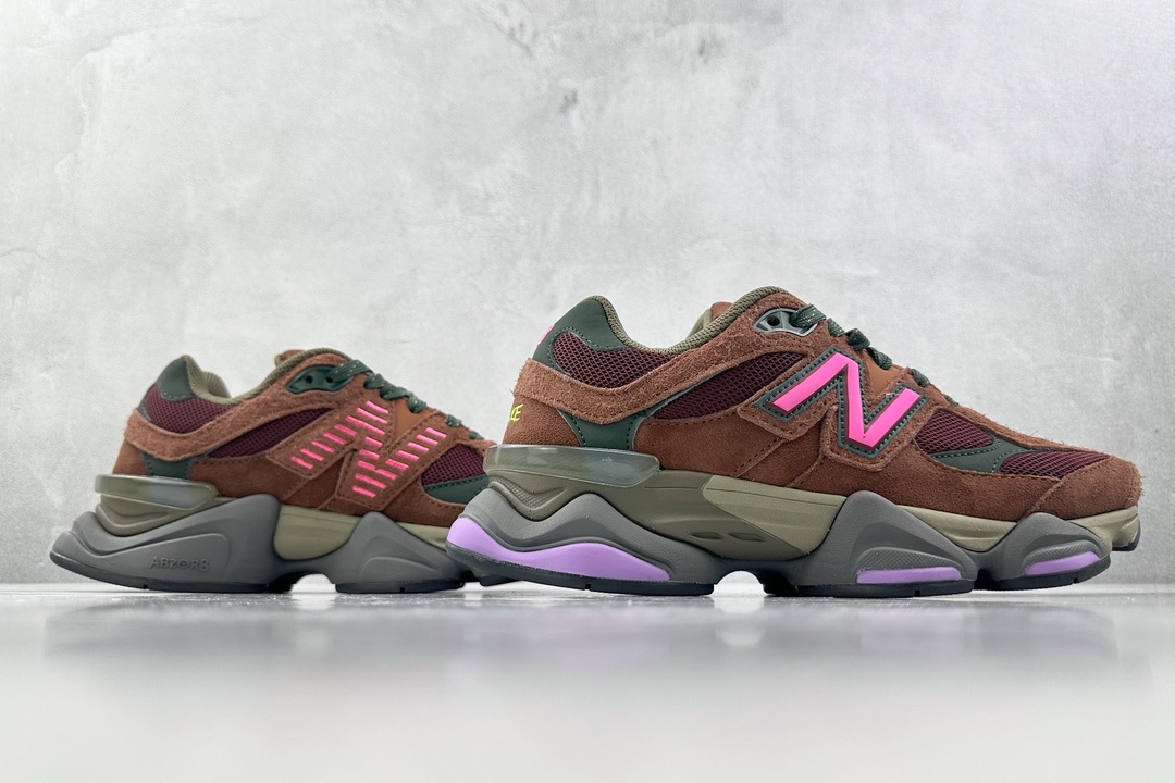 纯原标杆 品质无敌 New Balance NB 9060 ”Burgundy” 酒红色 U9060BUR