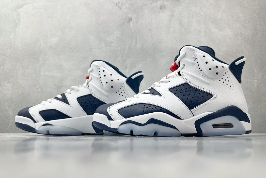 全新外贸订单 Jordan Air Jordan 6 Retro 白青红 CT8529-164