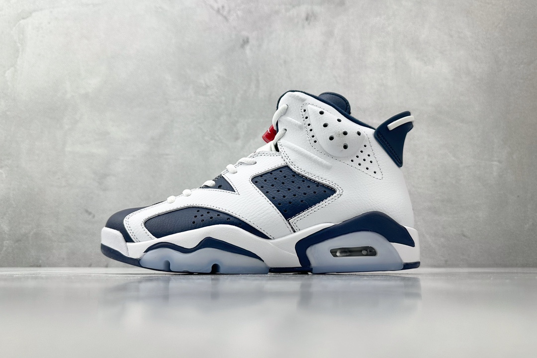 全新外贸订单 Jordan Air Jordan 6 Retro 白青红 CT8529-164