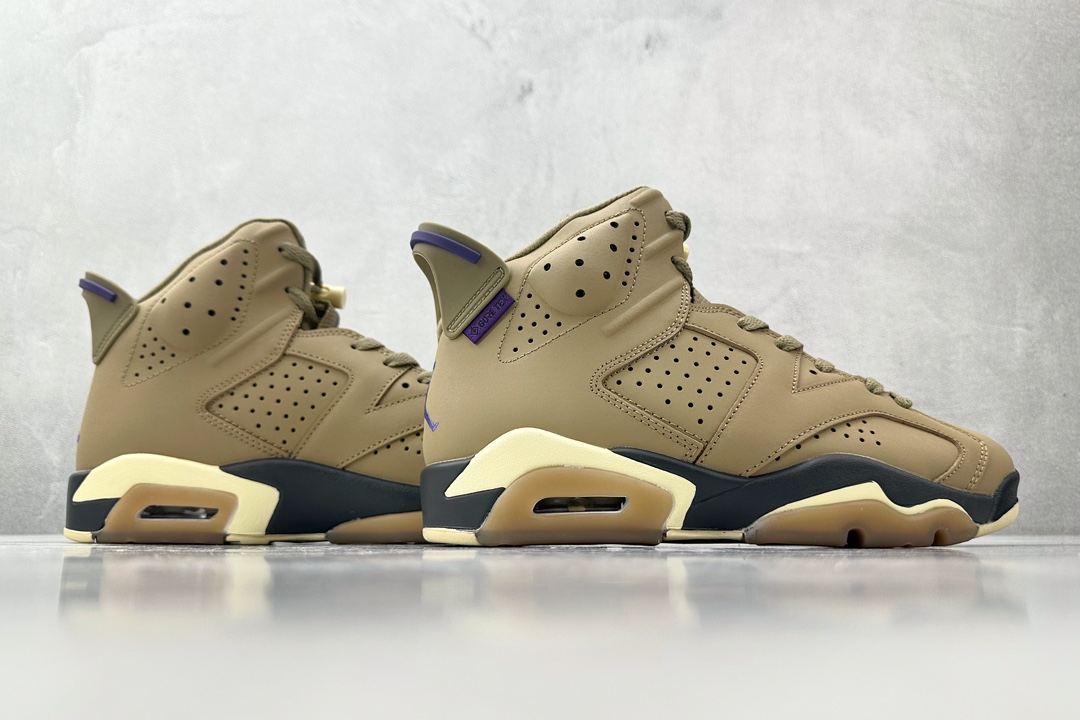 全新外贸订单 Jordan Air Jordan 6 Gore-Tex ”Brown Kelp”棕色 FD1643-300