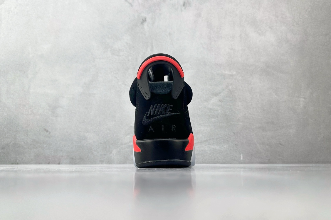 全新外贸订单 Air Jordan 6 Black Infrared OG 红外线 黑红 384665-060