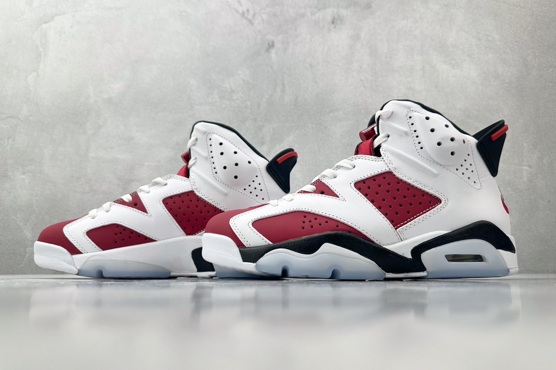 全新外贸订单 Jordan Air Jordan 6 retro ”carmine” 白红胭脂 CT8529-106