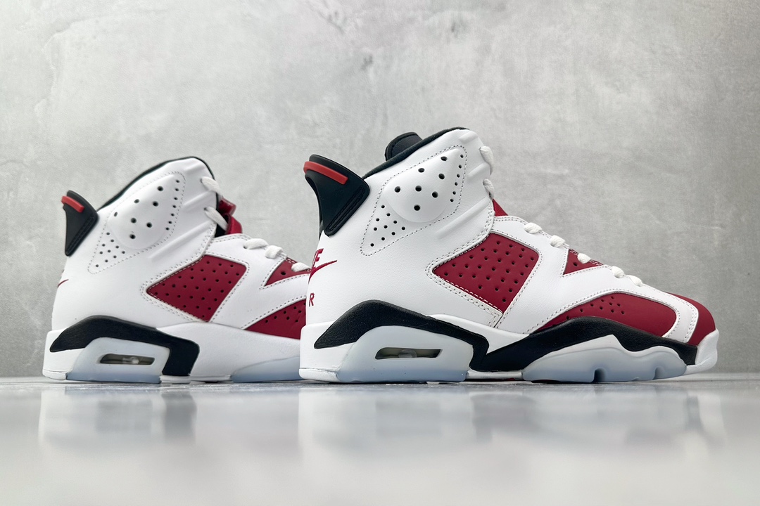 全新外贸订单 Jordan Air Jordan 6 retro ”carmine” 白红胭脂 CT8529-106