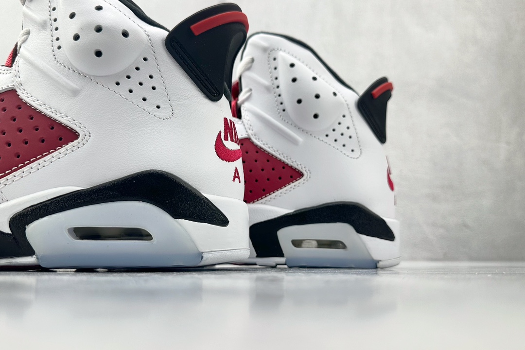 全新外贸订单 Jordan Air Jordan 6 retro ”carmine” 白红胭脂 CT8529-106