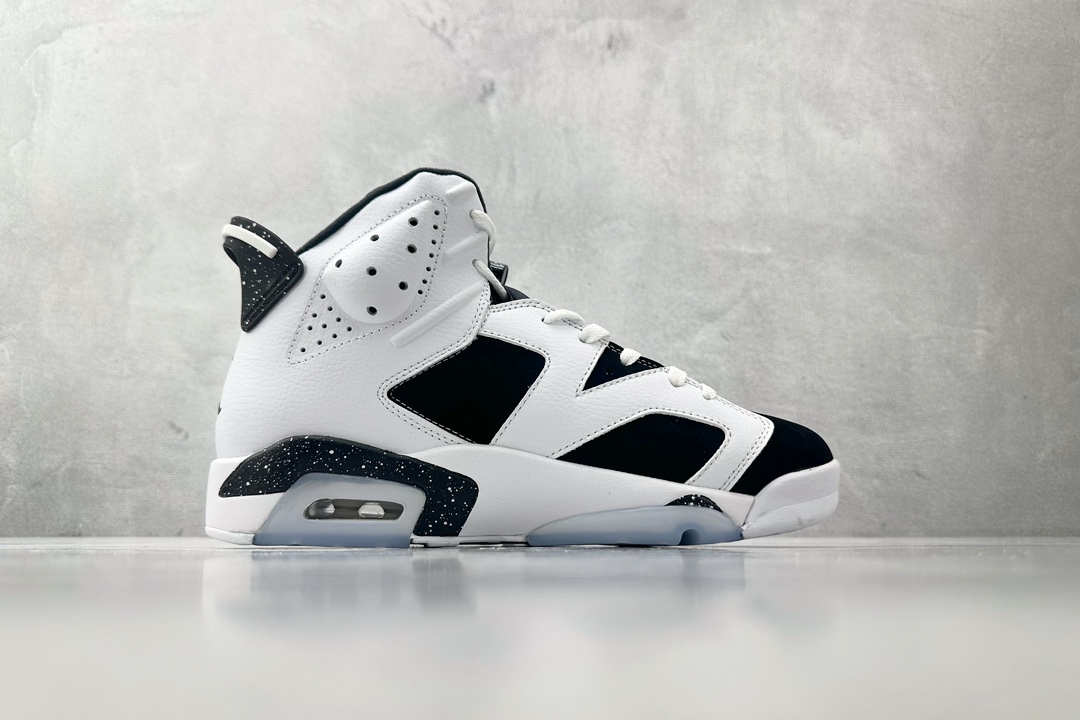 全新外贸订单 Jordan Air Jordan 6 Retro Oreo 白色 384664-101