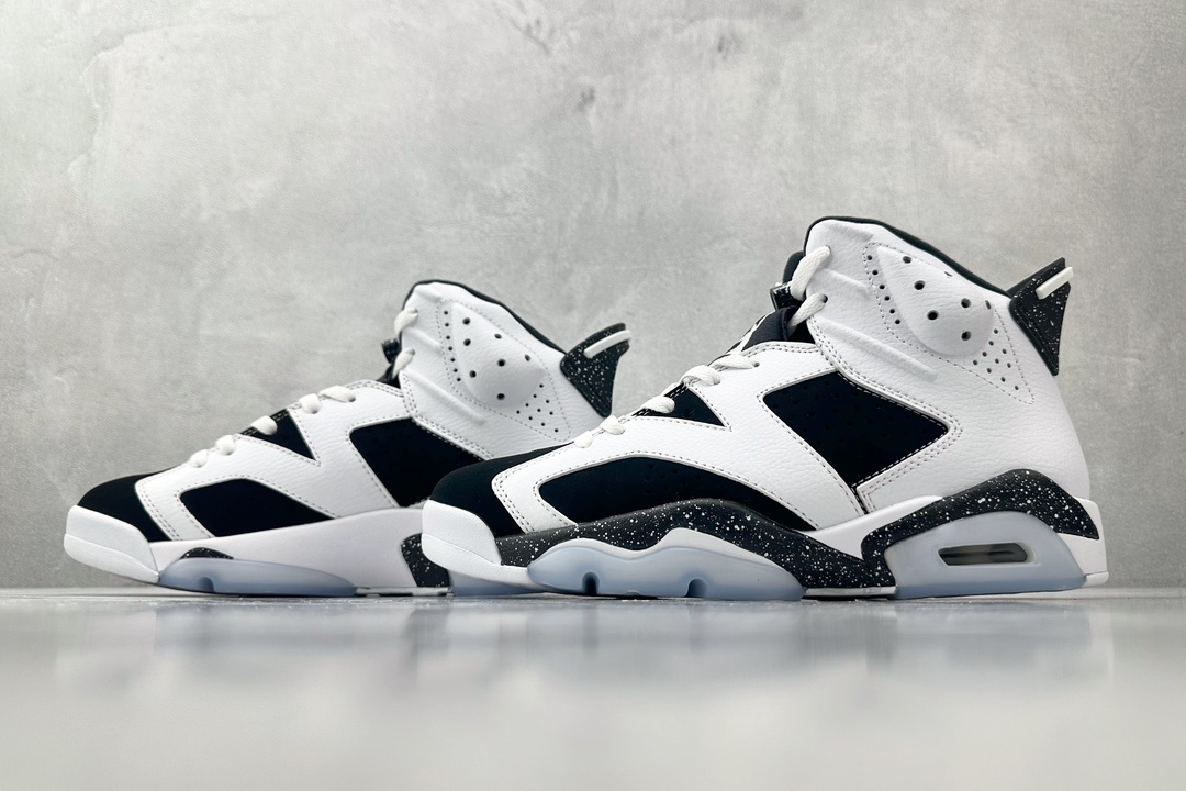 全新外贸订单 Jordan Air Jordan 6 Retro Oreo 白色 384664-101