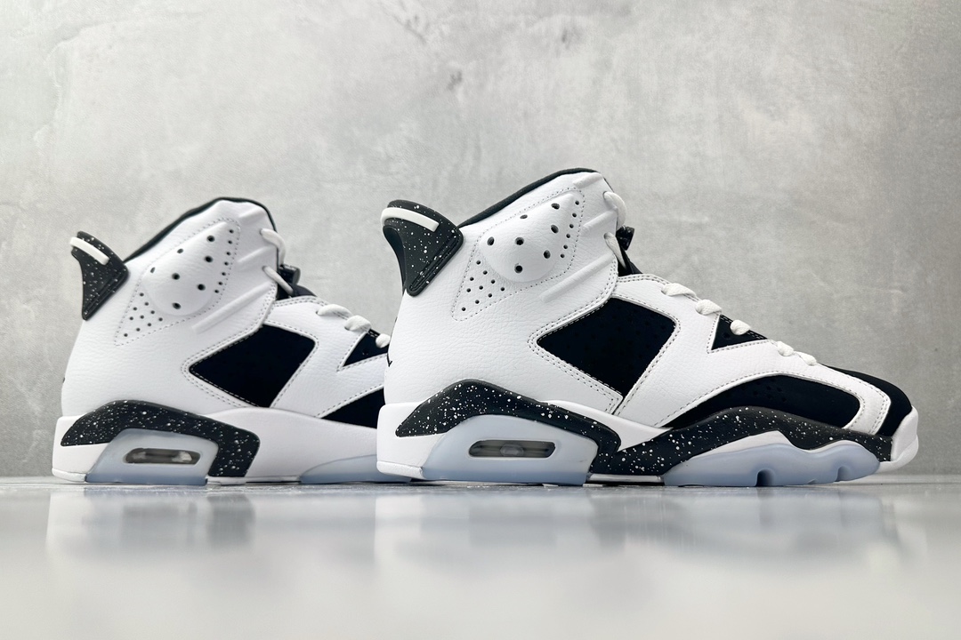 全新外贸订单 Jordan Air Jordan 6 Retro Oreo 白色 384664-101