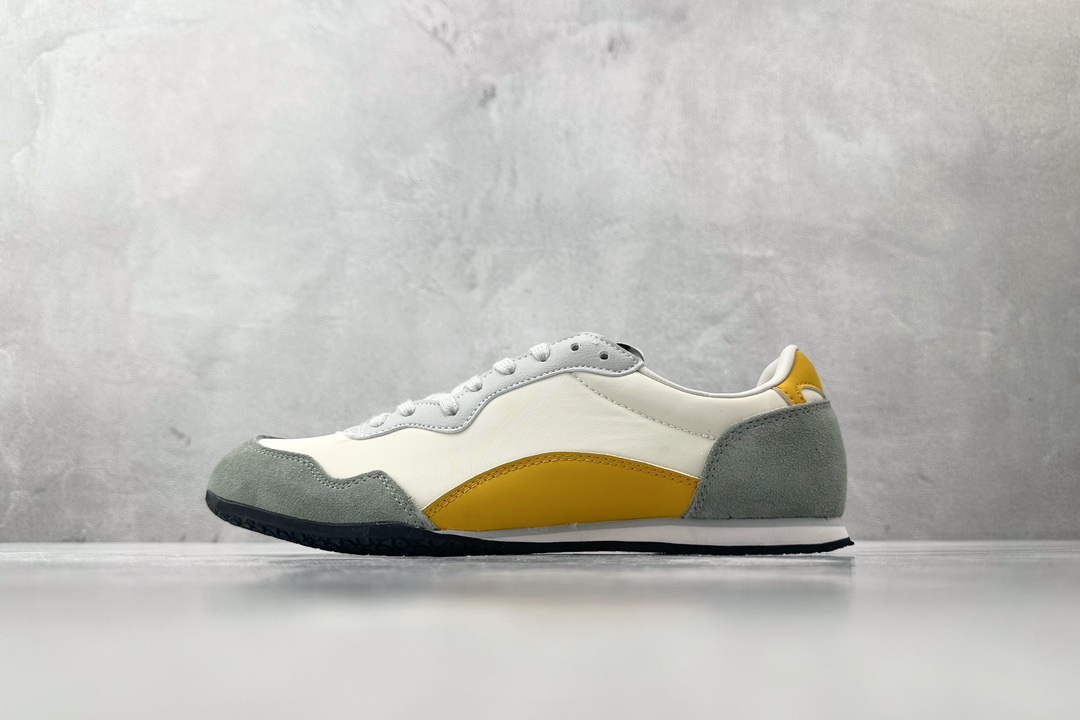 渠道特供 Onitsuka Tiger鬼塚虎 Serrano CL 白黄绿 1183B886-200