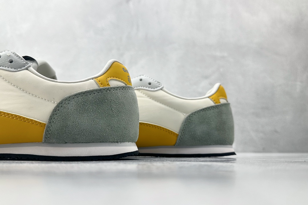 渠道特供 Onitsuka Tiger鬼塚虎 Serrano CL 白黄绿 1183B886-200