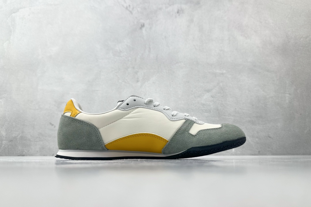 渠道特供 Onitsuka Tiger鬼塚虎 Serrano CL 白黄绿 1183B886-200