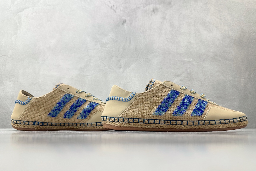 CLOT x adidas originals GAZELLE BY EDISONCHEN 亚麻卡其色货