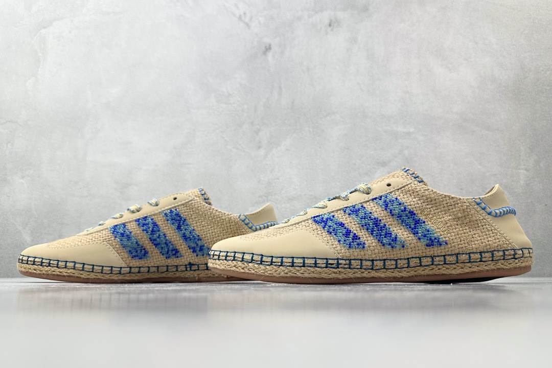 CLOT x adidas originals GAZELLE BY EDISONCHEN 亚麻卡其色货