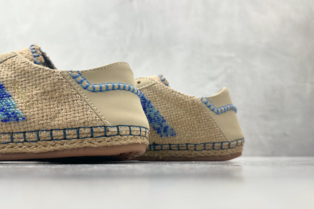 CLOT x adidas originals GAZELLE BY EDISONCHEN 亚麻卡其色货