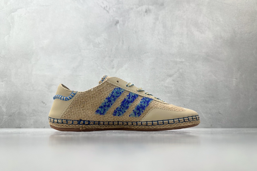 CLOT x adidas originals GAZELLE BY EDISONCHEN 亚麻卡其色货