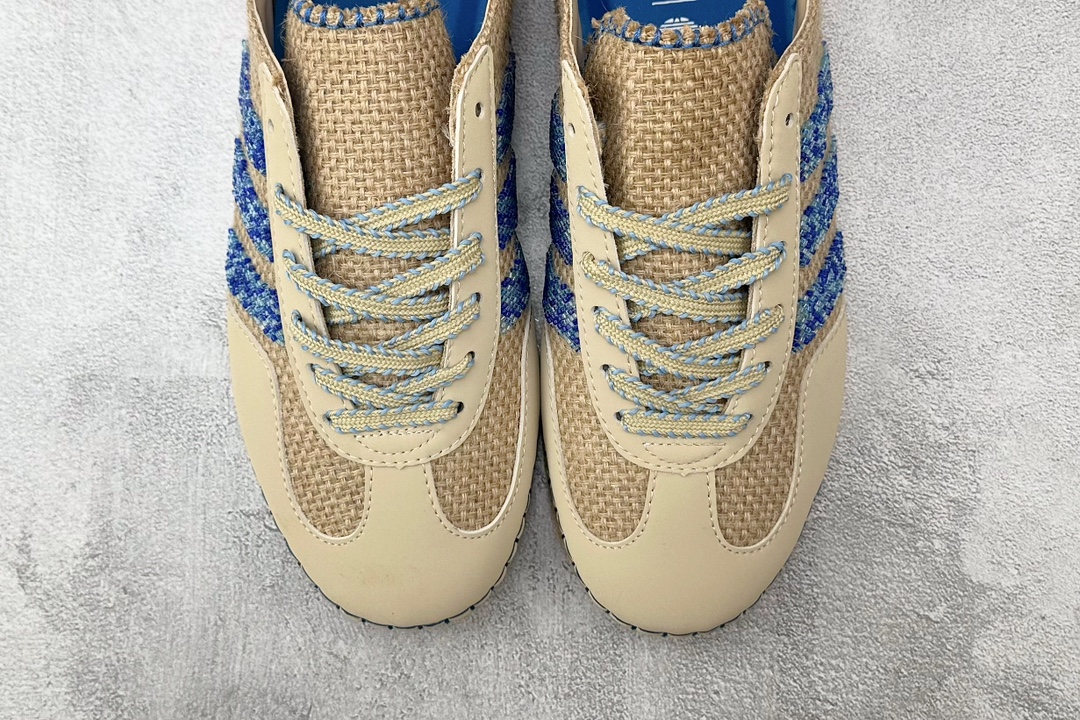 CLOT x adidas originals GAZELLE BY EDISONCHEN 亚麻卡其色货
