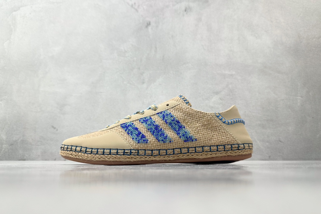 CLOT x adidas originals GAZELLE BY EDISONCHEN 亚麻卡其色货