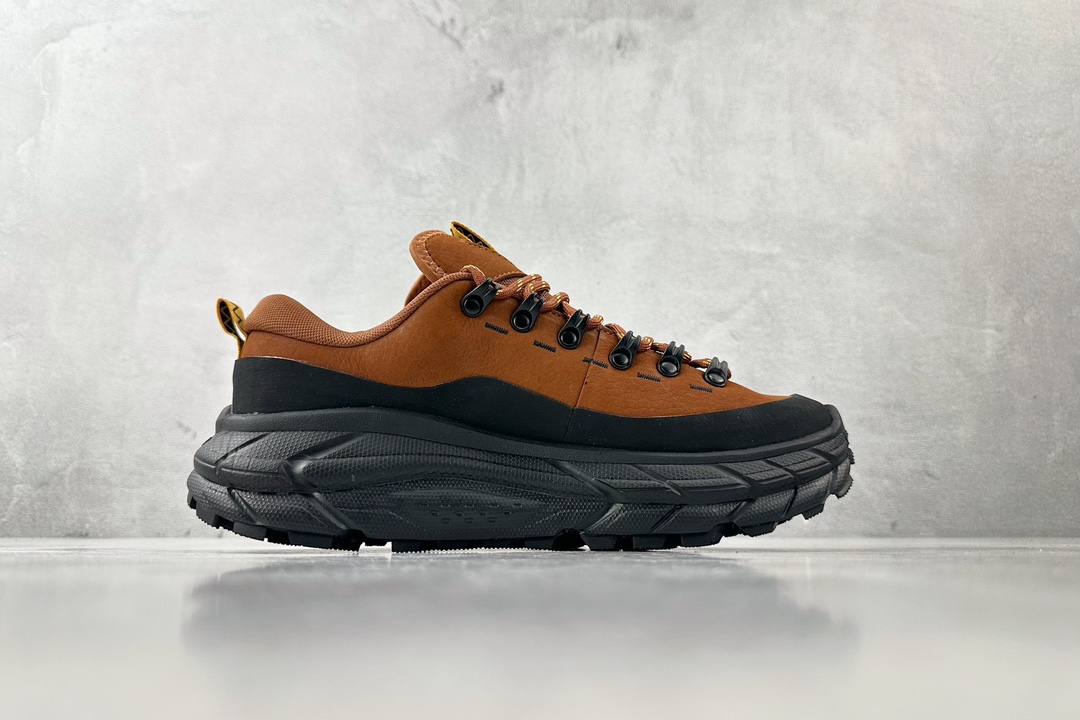 专业户外功能鞋 HOKA ONE ONE Tor Summit 黑棕色 1147952-HBCK