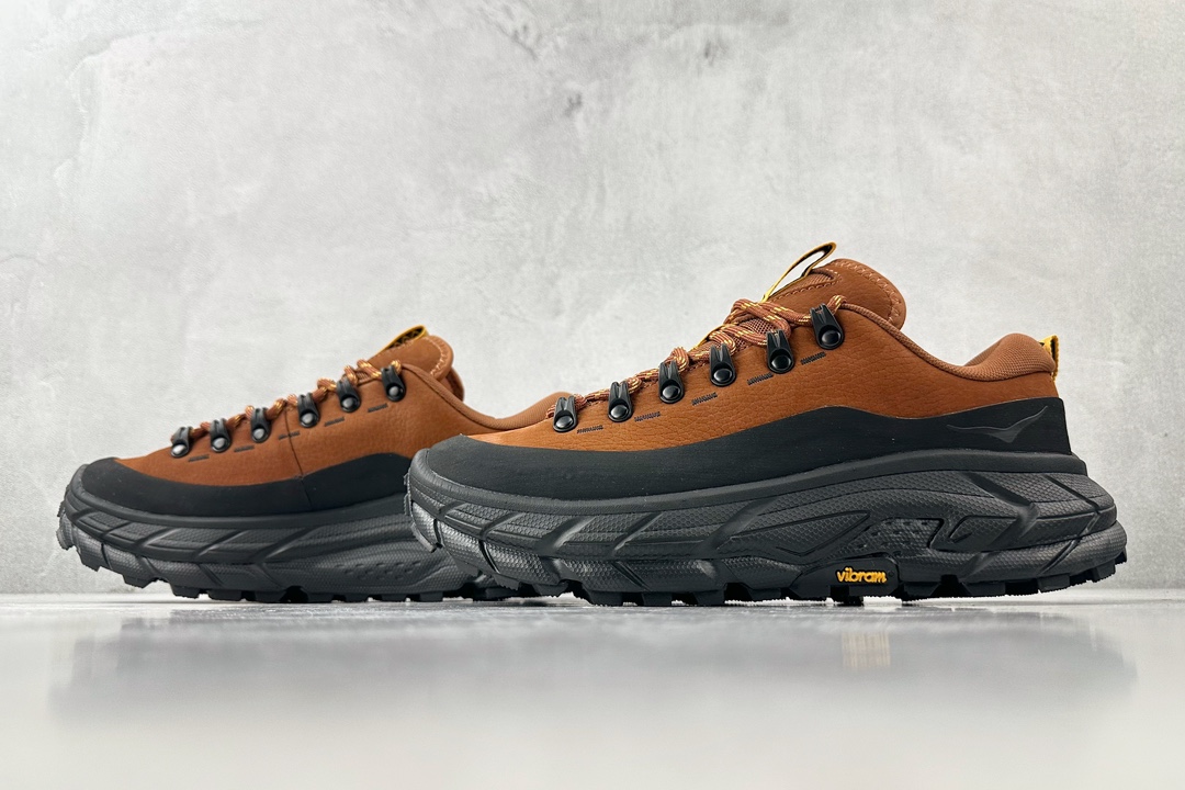 专业户外功能鞋 HOKA ONE ONE Tor Summit 黑棕色 1147952-HBCK