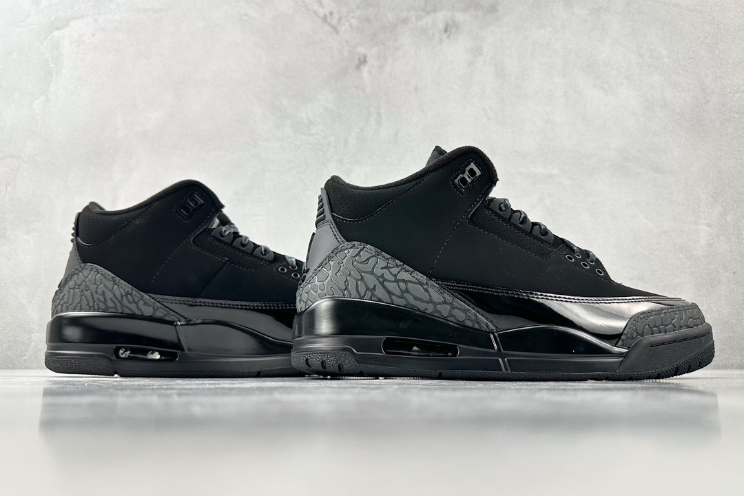 特价 福利特价 口碑神作 Jordan Air Jordan 3 “Black Cat” 黑色货号:CT