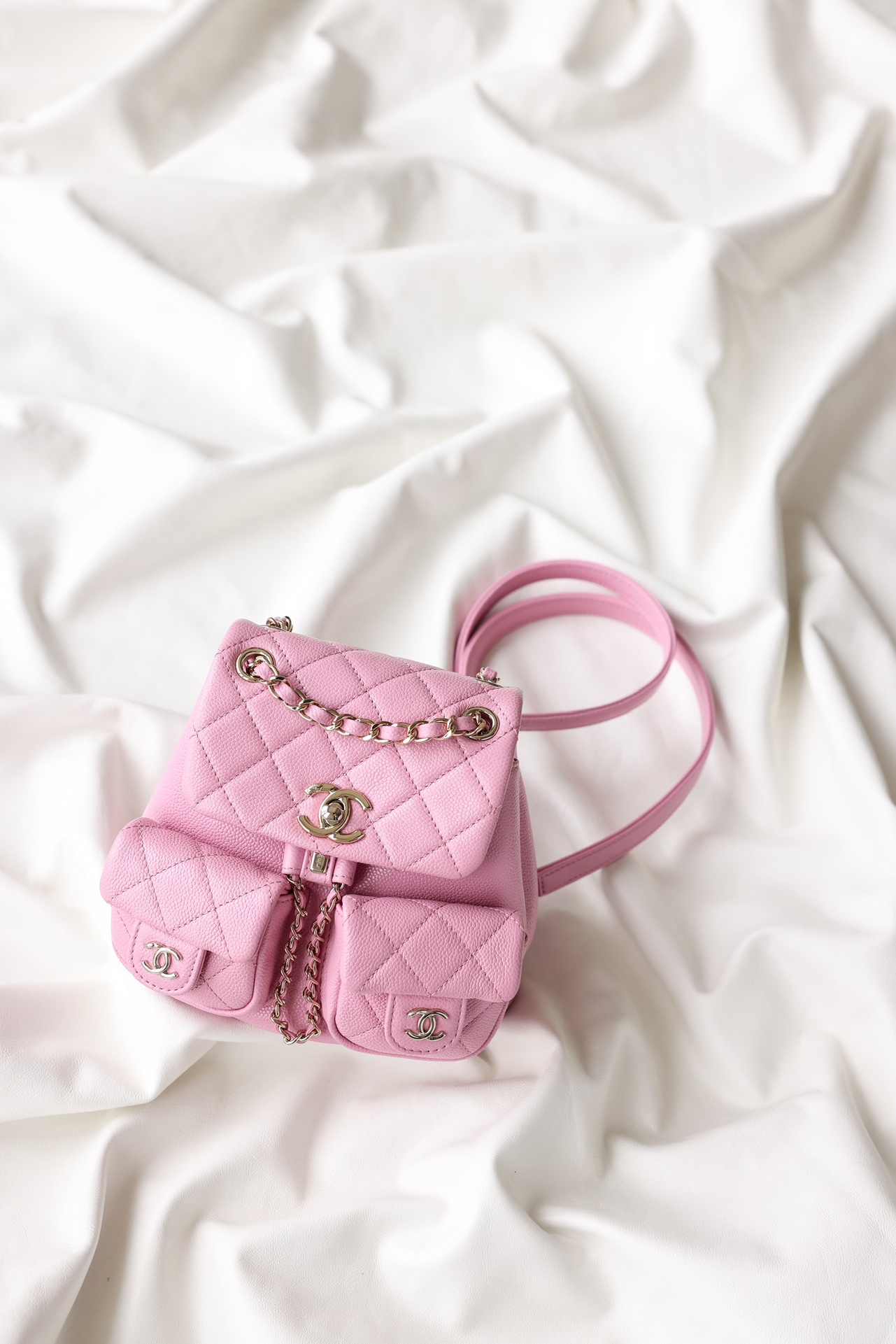 Chanel Duma Replicas
 Bags Backpack Pink Gold Hardware