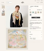 Hermes Scarf from China 2023
 White Cashmere Silk