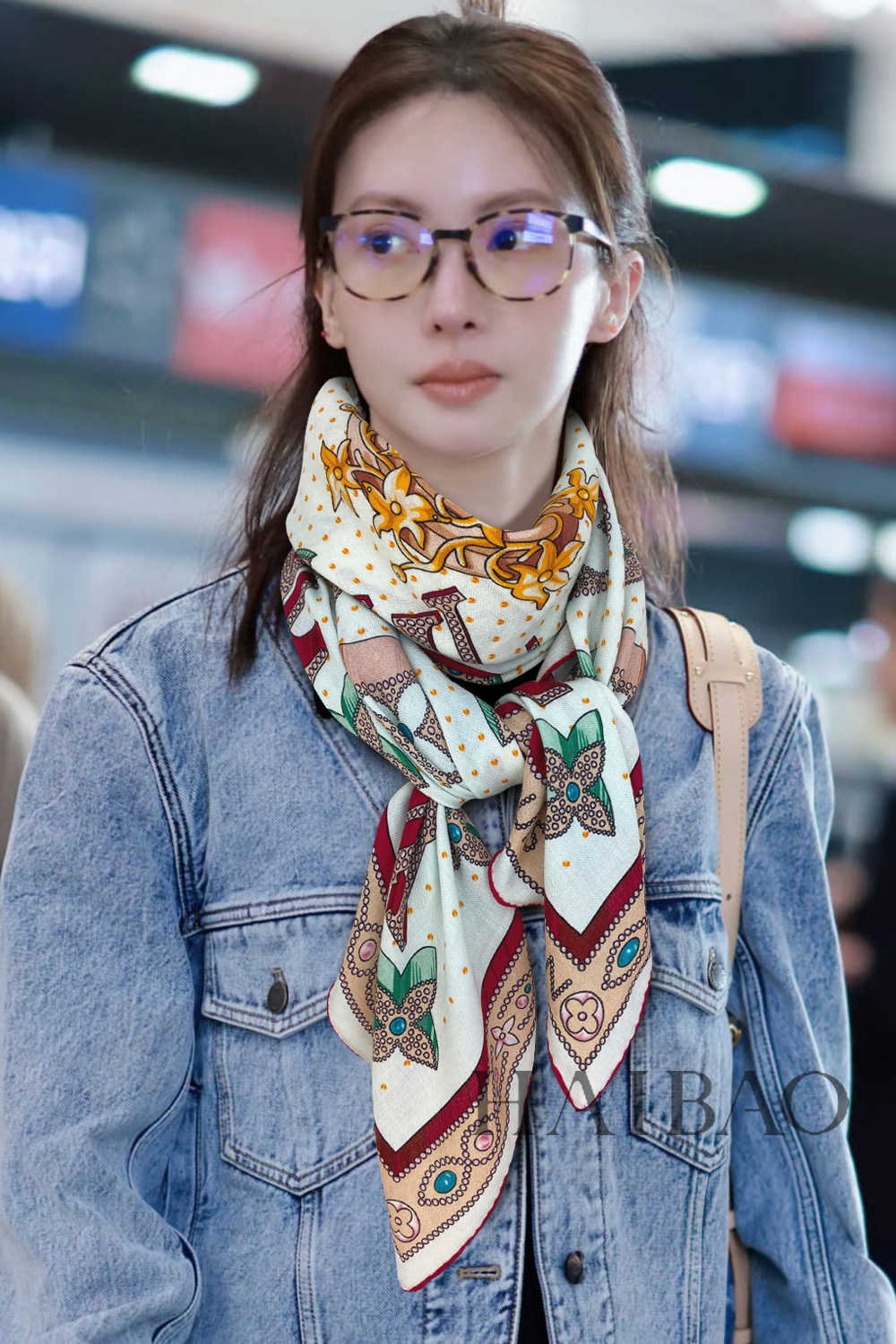 Louis Vuitton Scarf Printing Cashmere