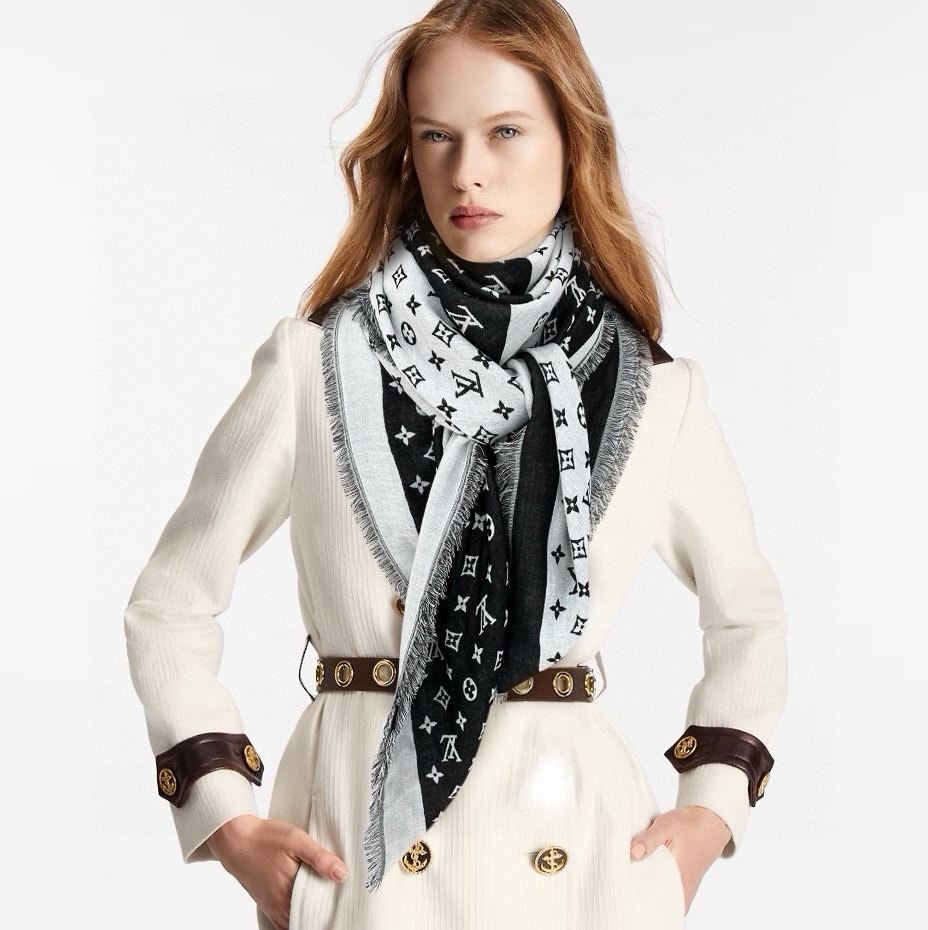 The Best Designer
 Louis Vuitton Scarf Printing Cashmere