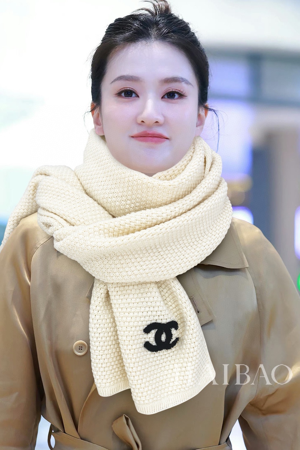 NO:182660,Xiaoxiang new style [Double C letter knitted striped long scarf] Cashmere knitted long scarf is beautiful [Tear] The imperial palace-level top-quality new style is on sale Imported pure cashmere fashionable three-dimensional jacquard knitted wool is extremely beautiful. Really, the upper body is extremely skin-skin color versatile. Look at it yourself if you look good or not. Select pure cashmere, the first choice is the best high-end scarf for gifts, high-end scarf19860909小香新款【双C字母针织条纹长巾】羊绒针织长巾美翻了[流泪]御用殿堂级极品新款在售 进口纯羊绒时尚立体提花针织毛线美丽至极 真的 上身极为衬肤色 百搭 好看不好看自己看吧 精选纯羊绒,送礼首选佳品高版本围巾,高版本围巾,scarf