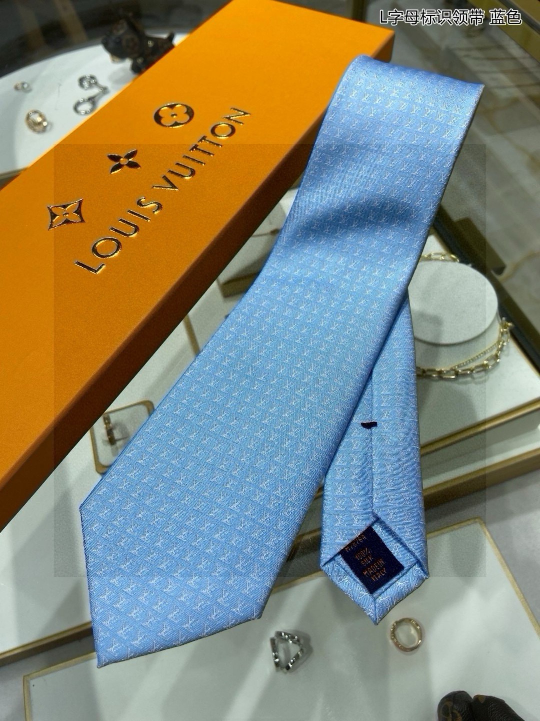 P180 Men’s L-Marked Tie Series: Elegant Silk Ties for Formal Style - 图片 5