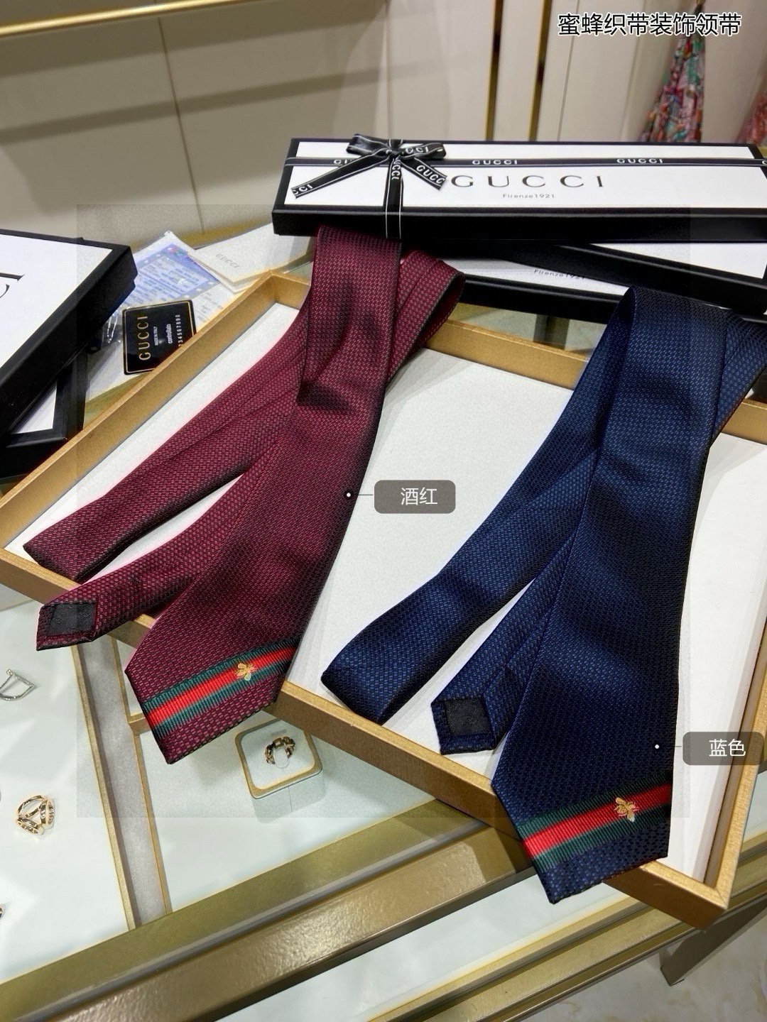 “Unique Men’s Ties: Bee-Inspired Fashion with Fine Handcraft” - 图片 2