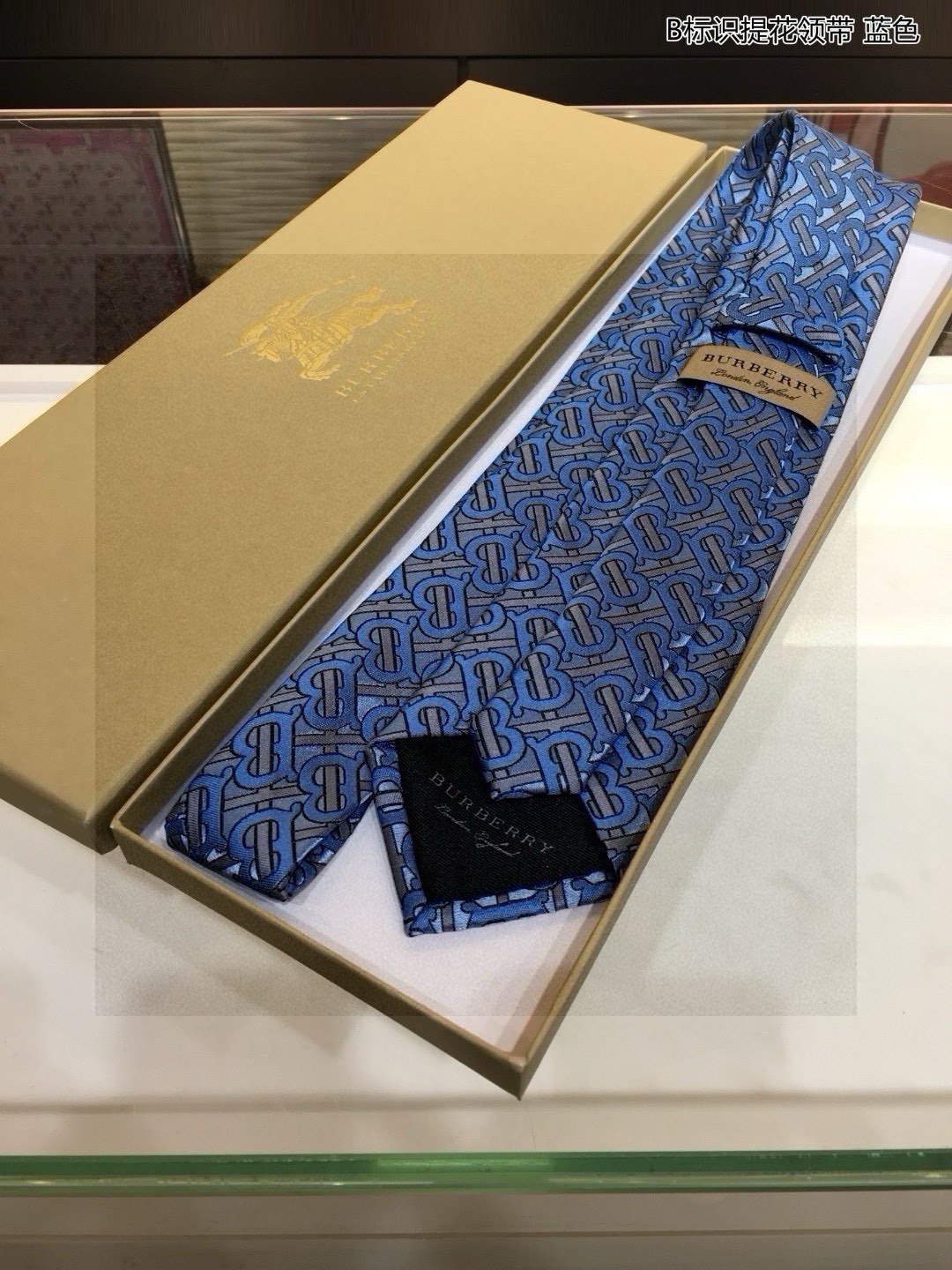Elegant TB-Letter Silk Tie Elevates Men’s Fashion with Rare Ideal Choice - 图片 5