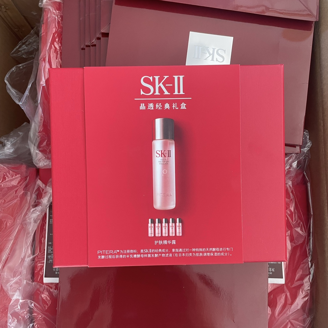 180. Estuche de regalo SK晶透经典神仙水 1+5 🔜 Versión Mingtong. Alta calidad❗️🇯🇵 SK-II/SK2 Estuche de regalo SK晶透经典神仙水 1+5 …