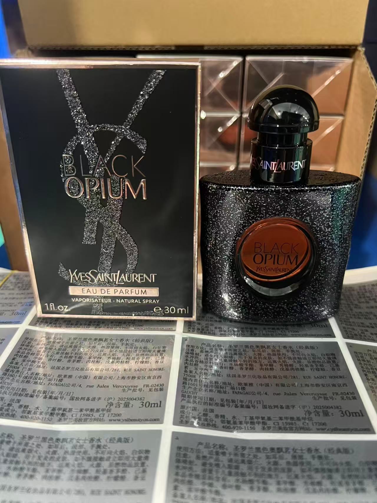 62. Perfume Yves Saint Laurent Black Opium 30ml / Edición YueB 🔜 Versión Mingtong. ¡Alta calidad! 🇫🇷YSL/Saint Lauren…