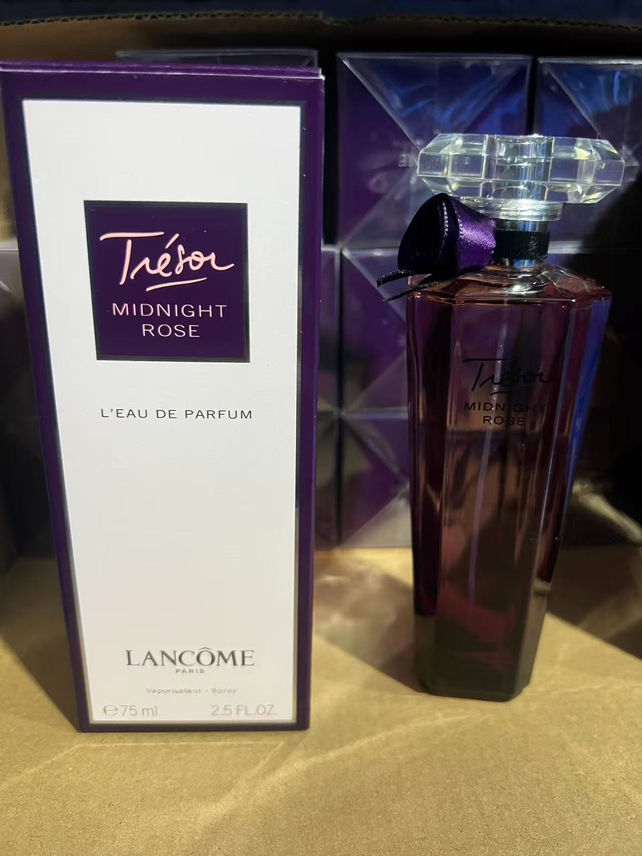 65. Perfume Lancôme Trésor Midnight Rose 100ml/Edición Guangdong B 🔜 Versión Mingtong. ¡Alta calidad! 🇫🇷 LANCOME/Per…