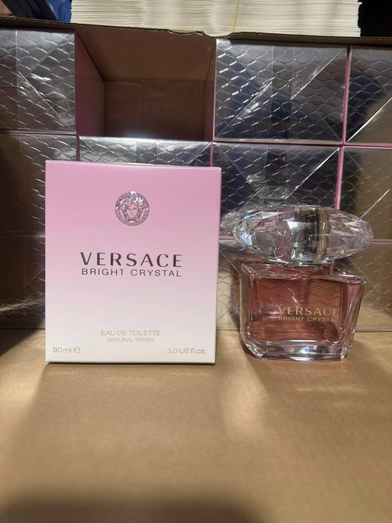 70. Perfume Versace Bright Crystal 90ml/Edición YueB 🔜 Edición Mingtong. ¡Alta calidad❗🇮🇹VERSACE/Versace Bright Crys…