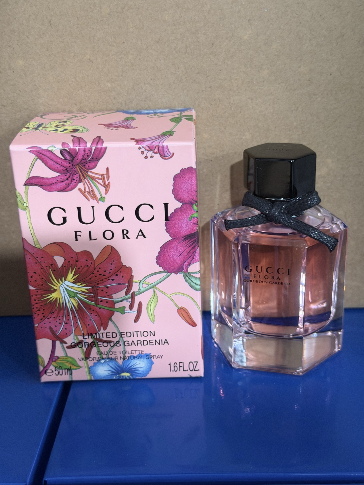 65. Perfume Gucci Flora Gorgeous Gardenia Pink 50ml/Edición YueB 🔜 Edición Mingtong. ¡Alta calidad❗🇮🇹GUCCI Gucci Flo…