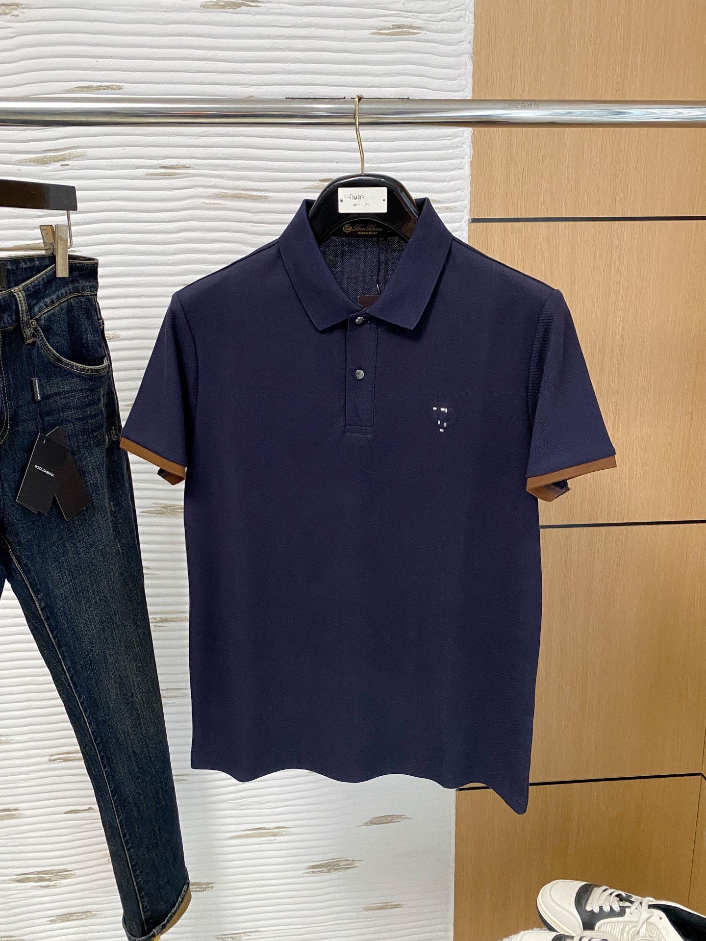 NO:155066,LP, 2025 summer new polo short-sleeved hexagonal bead floor cotton, breathable and comfortable, delicate and soft, skin-friendly and comfortable. Number of codes M-3XL, loro piano, T-shirt, alexander wang19860909LP、2025夏季新款polo短袖 六角珠地棉 透气舒适度高,手感细腻柔软,亲肤舒适 码数M-3XL,,loro piana,T-shirt,alexander wang,Men's clothing