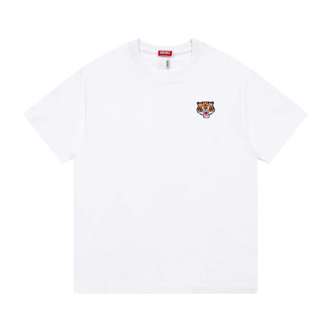 for sale cheap now
 KENZO Clothing T-Shirt Embroidery Unisex Cotton Double Yarn Short Sleeve