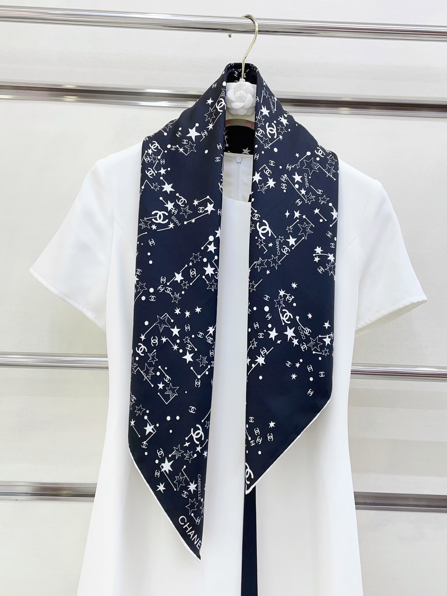✨✨【18姆米 双面同色】新款小香【星空组合】‼️美翻了流泪御用殿堂级极品‼️经典元素图案设计风格❗️美