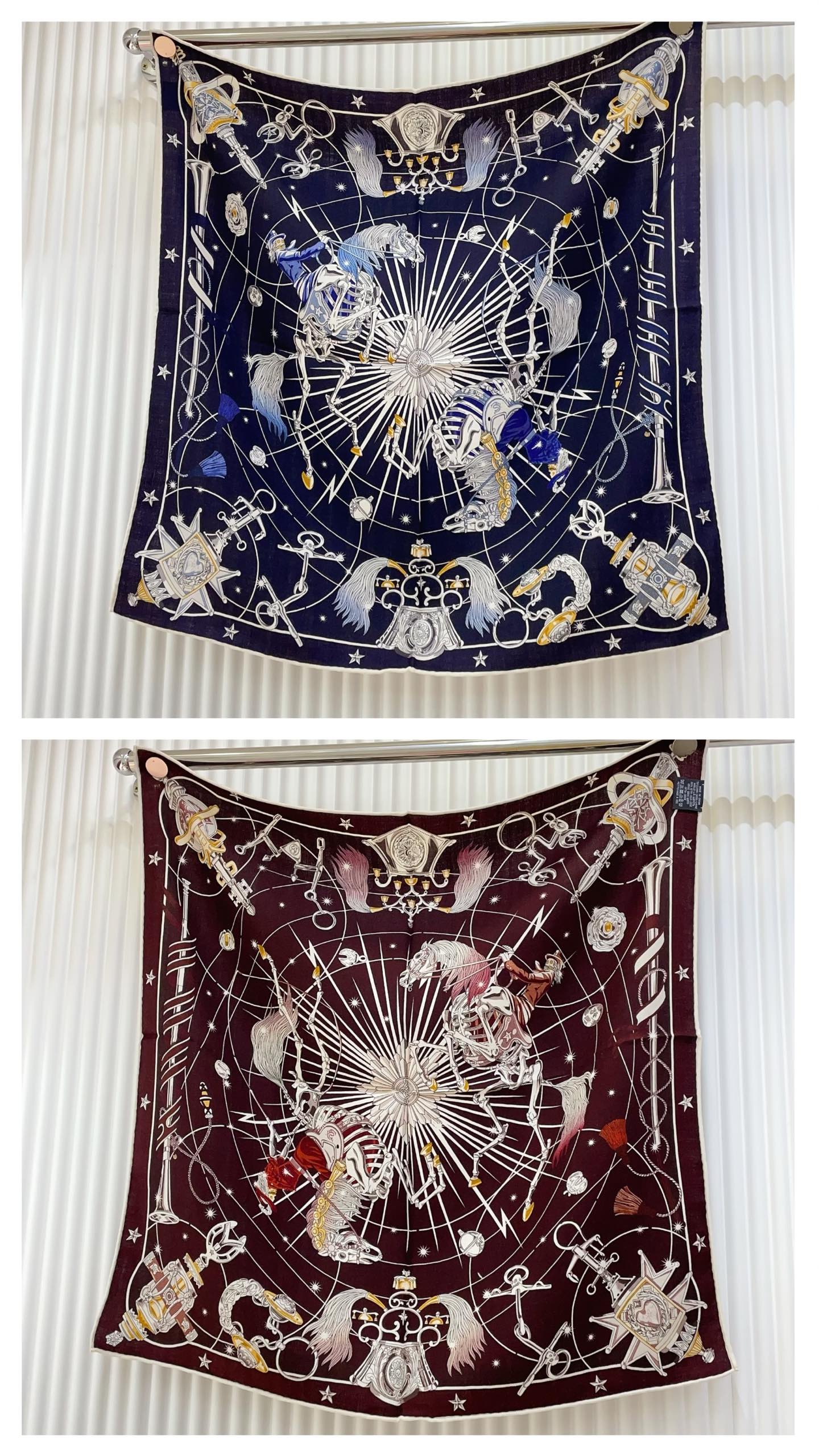 ✨✨【丝毛款 双面异色】新品 H家【小方巾】春夏真丝款 随意切换造型 ,小巧又不失优雅的款式 65*65