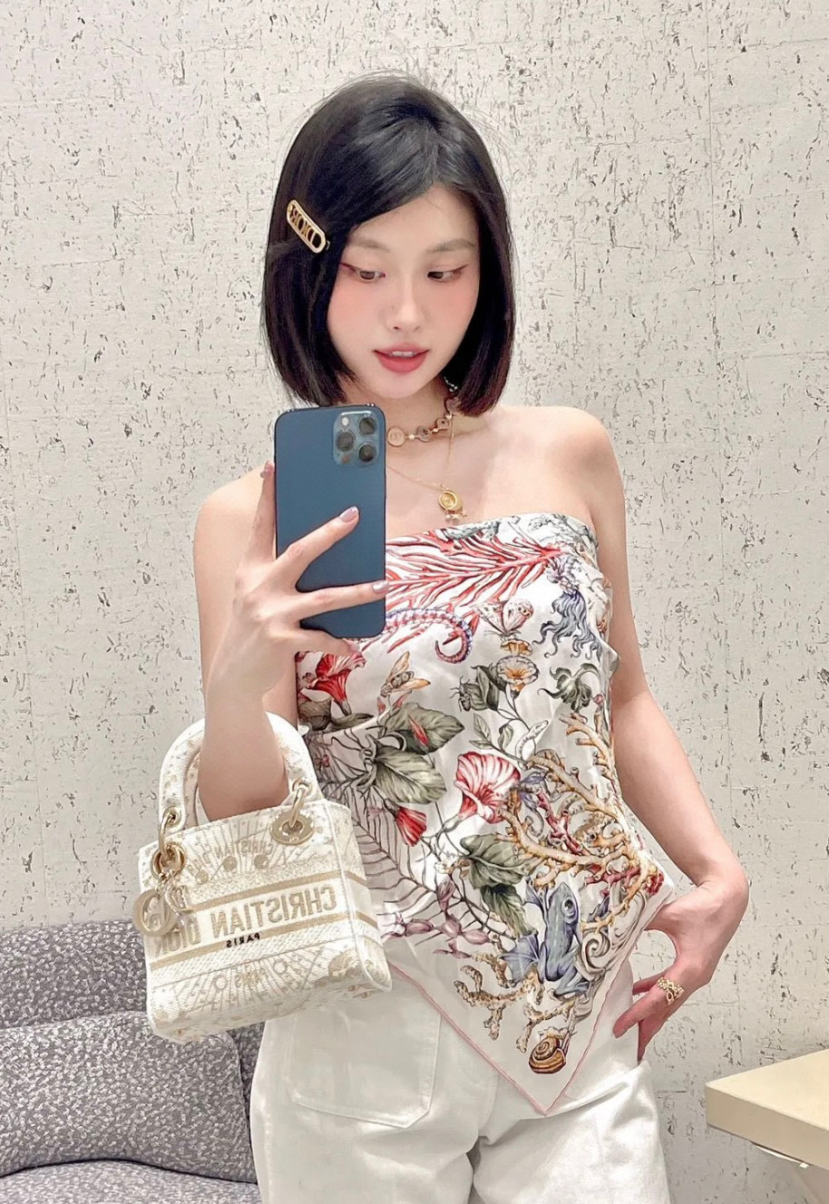 ✨✨【18姆米 双面同色】高级感爆棚❗️CD【海底世界 90】高级时髦风‼️配色非常考究，图案匠心，上身
