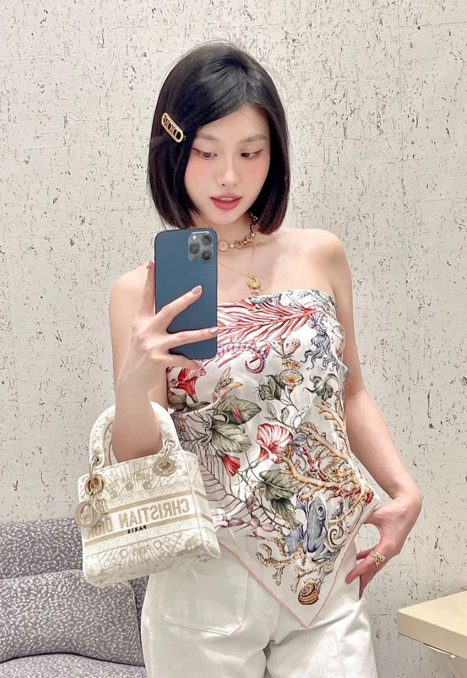 ✨✨【18姆米 双面同色】高级感爆棚❗️CD【海底世界 90】高级时髦风‼️配色非常考究，图案匠心，上身